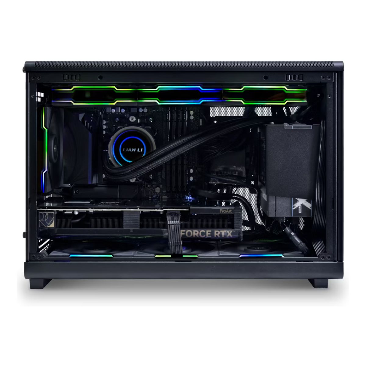 Lian Li A3-mATX Glass Edition Wood Micro Form Factor Gaming PC