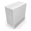 NZXT H5 Flow RGB Tempered Glass Mid Tower Gaming PC Case - White