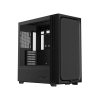 TRYX FLOVA F50 Tempered Glass Mid Tower Gaming PC Case - Black