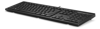 HP 125 Wired QWERTY Keyboard - Black