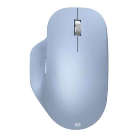 Microsoft 222-000-ERGO-BLUE Mouse in pastel blue colour - scrolling wheel with two buttons and windows icon