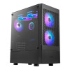 Gamdias TALOS E3 MESH Tempered Glass Mid Tower Gaming PC Case - Black