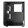 Antec AX67 ARGB Tempered Glass Mid Tower Gaming PC Case - Black