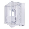 Lian Li O11 Vision Compact Tempered Glass Mid Tower Gaming PC Case - White