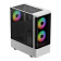 Gamdias TALOS E3 CG WH Mid Tower ATX Gaming PC Case with 3 x RGB Fans - White