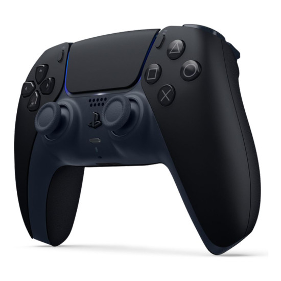 Sony DualSense Midnight Black PS5 controller with haptic feedback
