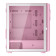1st Player IS3-BK ARGB Tempered Glass Mid Tower Gaming Case - Pink