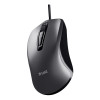 Trust Carve Ambidextrous Right-hand Wired Optical 1200 DPI Mouse - Black