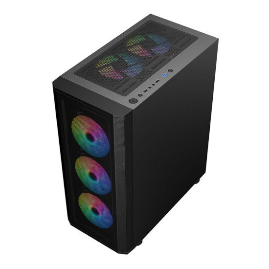 CiT Air Max RGB Mid Tower PC Case with optimized cooling
