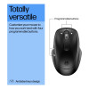 HP 515 Ultra Fast Rechargeable Right-handed Wireless Multi SurfaceTracking 4000 DPI Mouse - Black