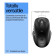 HP 515 Ultra Fast Rechargeable Right-handed Wireless Multi SurfaceTracking 4000 DPI Mouse - Black