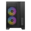 Antec Flux M Tempered Glass Mini Tower Gaming PC Case - Black