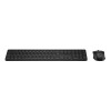 HP 495 Dual-Mode Full-size Wireless Keyboard and Mouse Set - Black