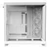 NZXT H9 Flow (2025) Tempered Glass Dual Chamber Mid Tower PC Case - White
