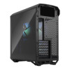 Fractal Design Torrent Compact RGB Black EATX Mid Tower case with spacious interior and dynamic RGB lighting.
