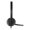 Logitech H340 Wired On-Ear Noise Cancelling Headset - Black