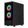Gamdias TALOS E3 CG Mid Tower ATX Gaming PC Case with 3 x RGB Fans - Black