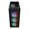 Gamdias AURA GC2 ELITE Tempered Glass Mid Tower Gaming PC Case - Black