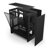 Refurbished - NZXT H5 Flow Tempered Glass Mid Tower Gaming PC Case - Black