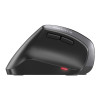 Cherry MW 4500 Left-Hand 1200 DPI Wireless Ergonomic Mouse - Black