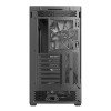 Antec Flux Rear Wood Tempered Glass Mid Tower Gaming PC Case - Black