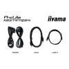 iiyama ProLite XB2797QSN-B1 27" Quad HD IPS 75Hz 1ms USB-C Height Adjustable Monitor with Speakers - Matte Black