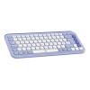 Logitech POP Icon Wireless Keyboard & Mouse Combo Set - Lilac