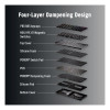 ASUS ROG Falcata 75pc Split Gaming Keyboard in Black with ROG HFX V2 Magnetic Switches