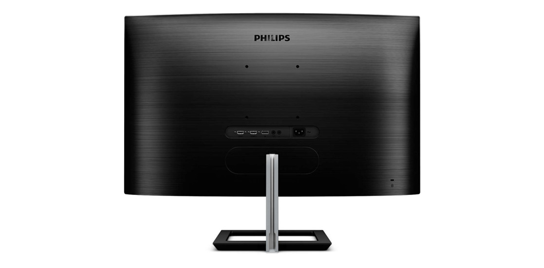 Side view of Philips E Line 328E1CA/00 31.5" Curved 4K Monitor