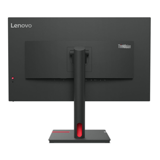 Rear view of Lenovo ThinkVision T32h-30 showing sleek design and multiple connectivity options

