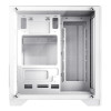 GameMax Infinity Mini microATX PC White Gaming PC Case - White