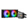MSI Mag Coreliquid M240 all-in-one liquid cooler with dual fans and sleek black design.
