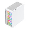 Vida Lucid Micro-ATX Tower Tempered Glass Gaming PC Case - White
