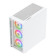 Vida Lucid Micro-ATX Tower Tempered Glass Gaming PC Case - White