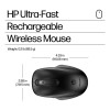 HP 515 Ultra Fast Rechargeable Right-handed Wireless Multi SurfaceTracking 4000 DPI Mouse - Black