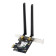 ASUS PCE-BE6500 WiFi 7 PCI-E 2 External Antennas WPA3 WiFi Adapter