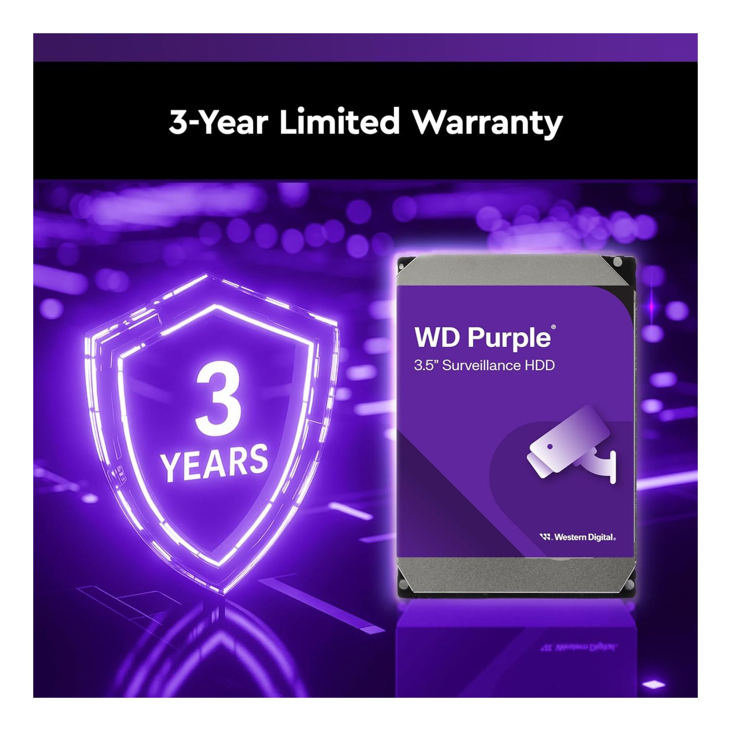 WD33PURZ: Western Digital Purple 3TB 5400rpm Internal HDD