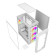 Vida Zephyr V2 Micro-ATX ARGB Tempered Glass Gaming PC Case - White