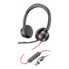 Poly Blackwire 8225 Stereo Microsoft Teams Certified USB-C USB-A Wired Headset