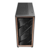 Antec Flux PRO Wood Tempered Glass Full Tower Gaming PC Case - Black
