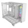 Corsair 2500X RGB Tempered Glass Mid Tower Gaming PC Case - White
