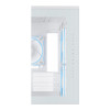 ASUS Prime AP202 ARGB Tempered Glass Mid Tower Gaming Case - White
