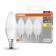 Osram Base Classic B40 5.7 Watt E14 Warm White Frosted LED Bulb - Triple Pack