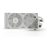 Valkyrie V240 Lite 240 ARGB LCD Fluid Dynamic Bearing All-in-One Liquid Cooler - White