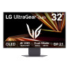 LG UltraGear 32GX870A-B 32" OLED Dual Refresh UHD 4K 240Hz / Full HD 480Hz 0.03ms USB-C Height Adjustable Gaming Monitor