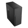 CiT Classic Mid-Tower ATX Desktop PC Case with 500W Power Supply - Black