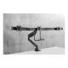 Neomounts NM-D775DX3BLACK 17-27" Full Motion Gas Spring Triple Monitor Arm - Black