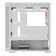 Vida Zephyr V2 Micro-ATX ARGB Tempered Glass Gaming PC Case - White