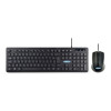 Origin Storage Full Size QWERTY English Black Keyboard and Mouse Combo