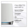 Netgear RBK753-100EUS Orbi AX4200 Tri-Band WiFi 6 Mesh System offers up to 4.2gbps speed and 3.6x faster than wifi 5